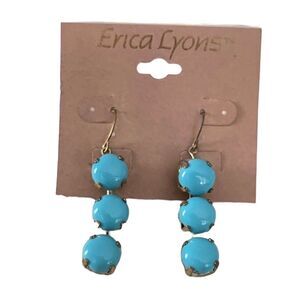 New Erica Lyons drop pierced earrings